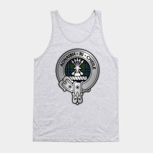 Clan Cameron Crest & Lochiel Hunting Tartan Tank Top